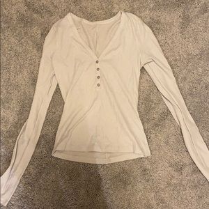 lululemon light grey long sleeve